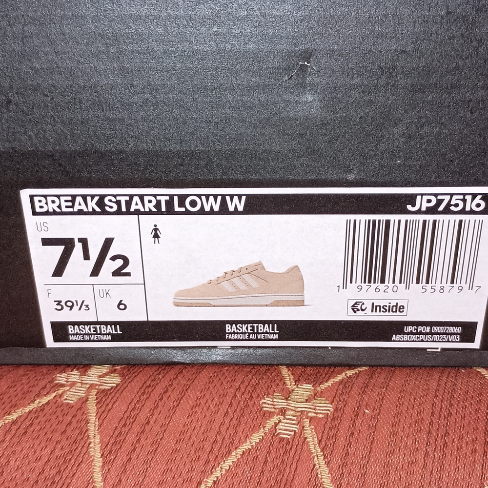 Adidas Break Start Low Women's Cream Sneakers - Picture 11 of 11